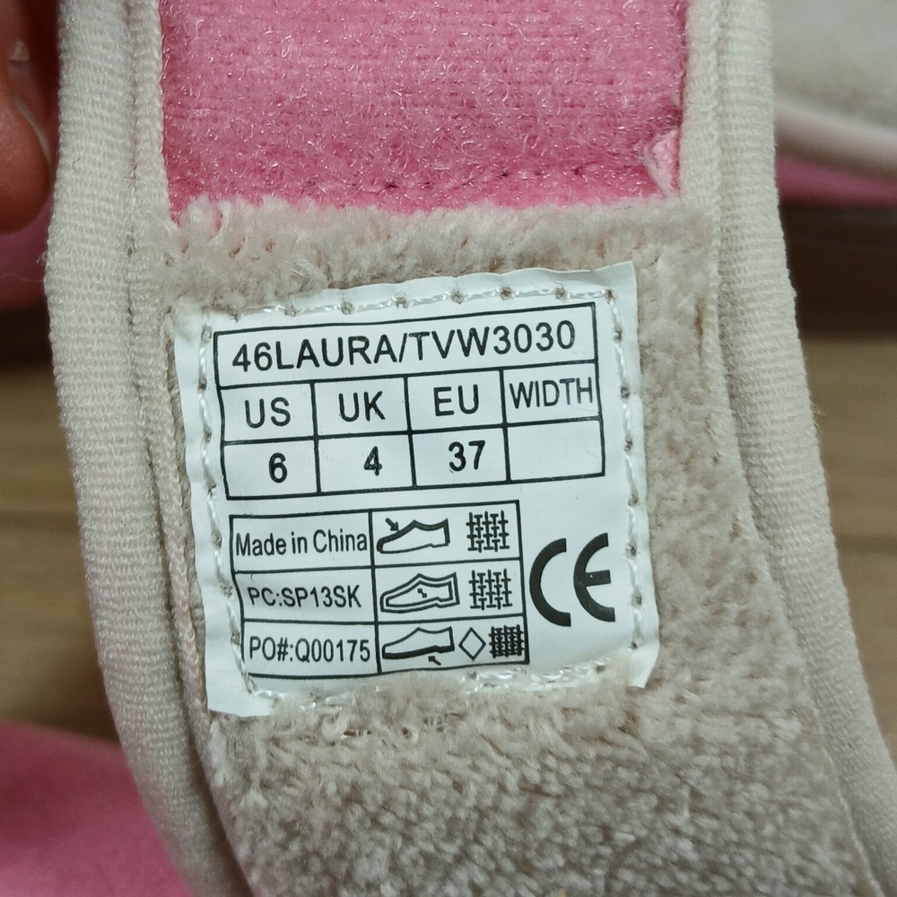 Vionic Slippers Womens 6 Pink Laura Orthotic Comfort Mule House Shoes - Picture 11 of 12